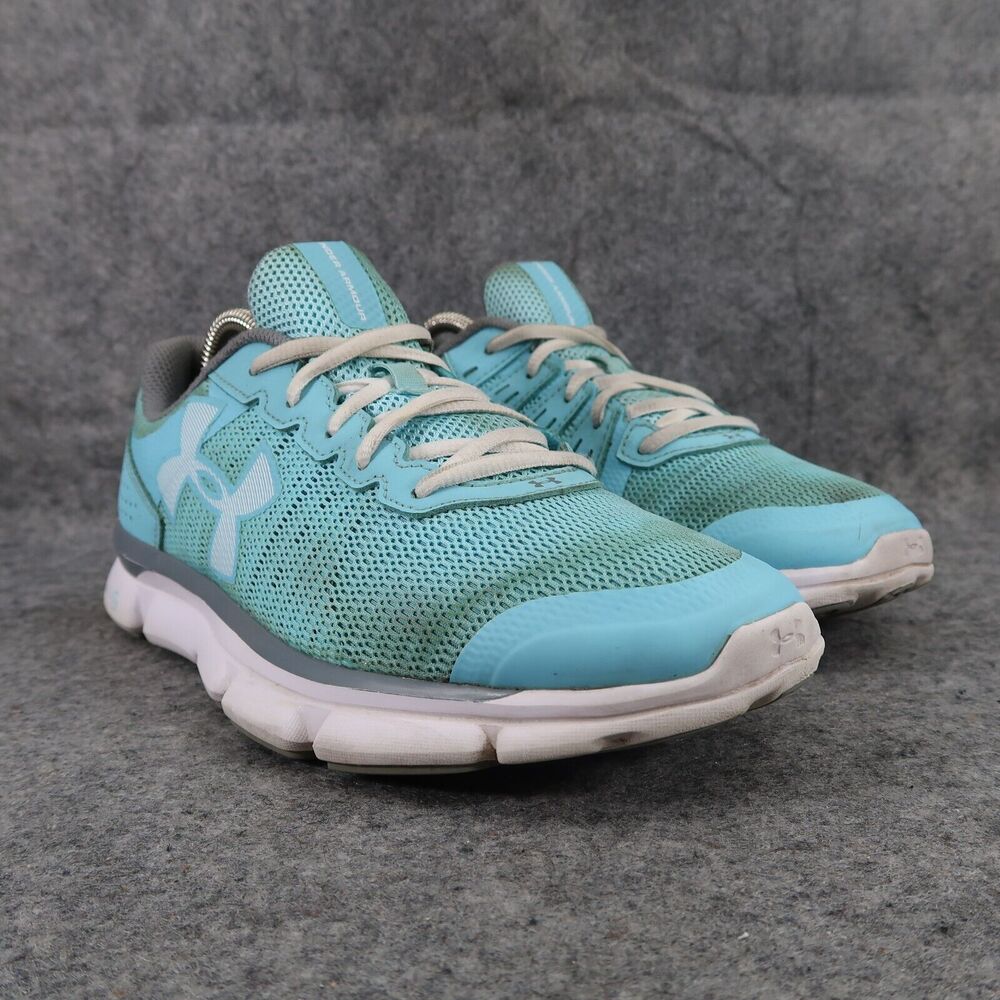Under Armour Shoes Women 8.5 Athletic Sneaker Trainers Running Sport Active Blue